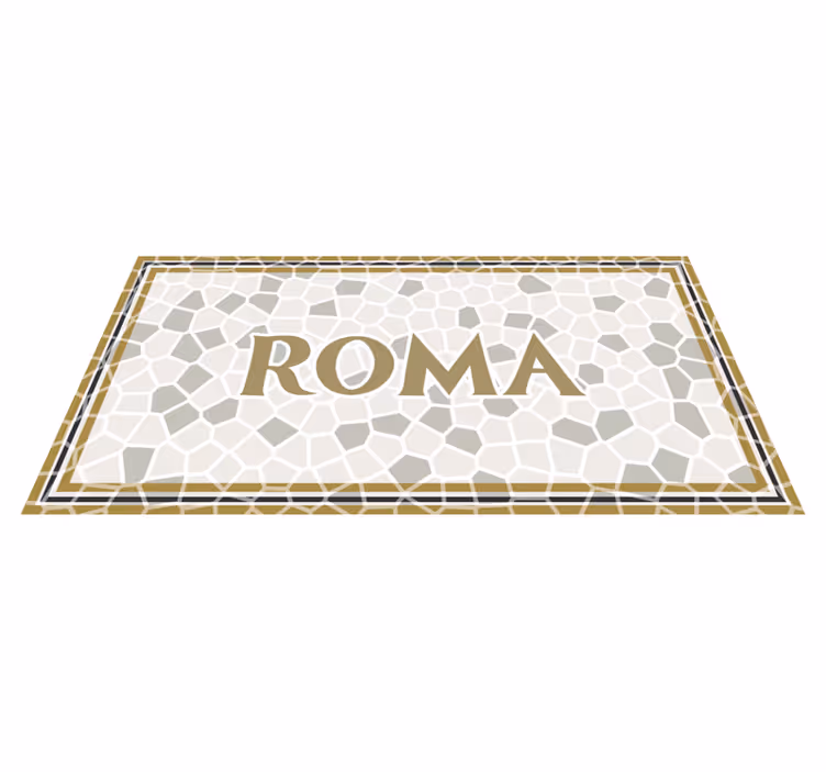 Personlig roma Vinylmatta namn - Tenstickers