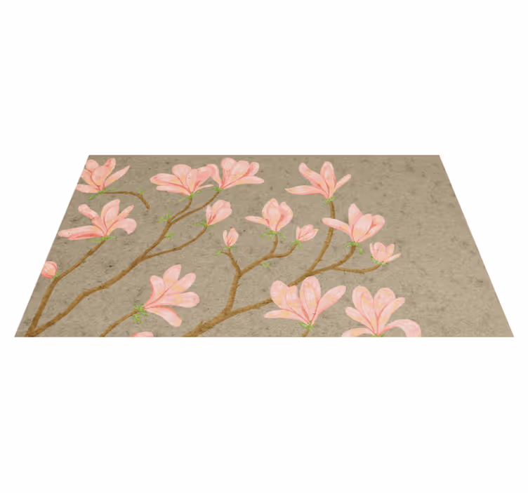 Visning av blommor Vinylmatta blommor och växter - Tenstickers