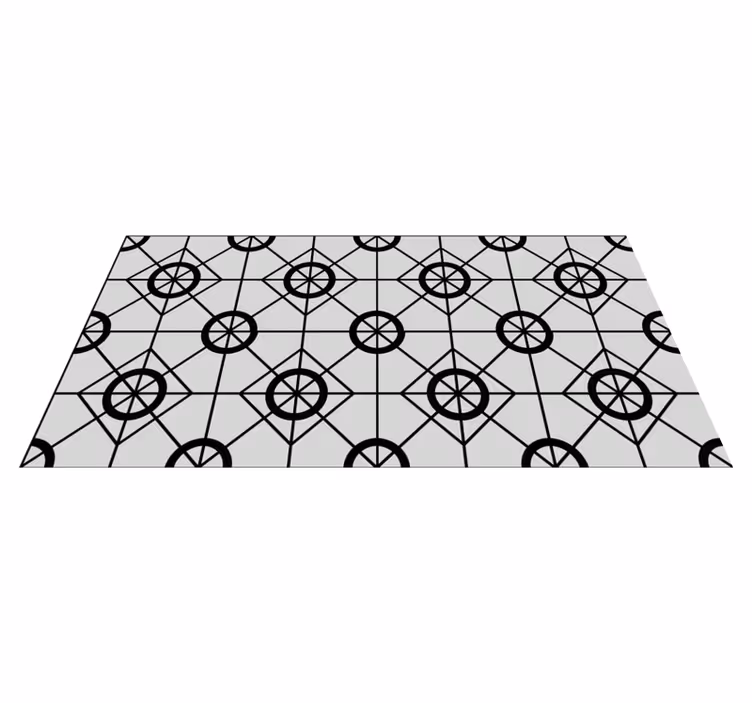 Geometrisk vinyldesign Vinylmatta geometrisk - Tenstickers