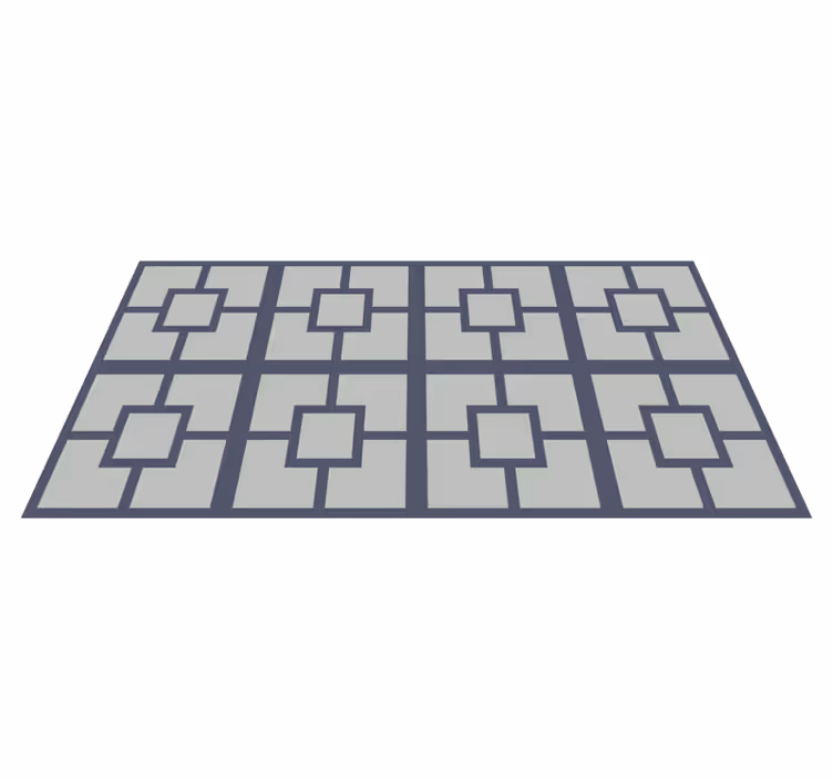 Hollywood-regency squares geometriska mattor - Tenstickers