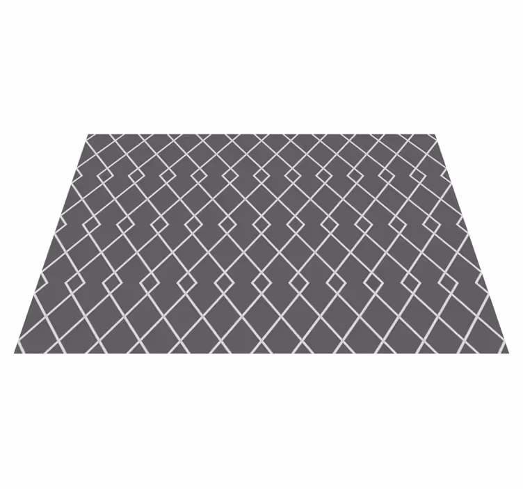 Elegant diamantarrangemang Vinylmatta geometrisk - Tenstickers
