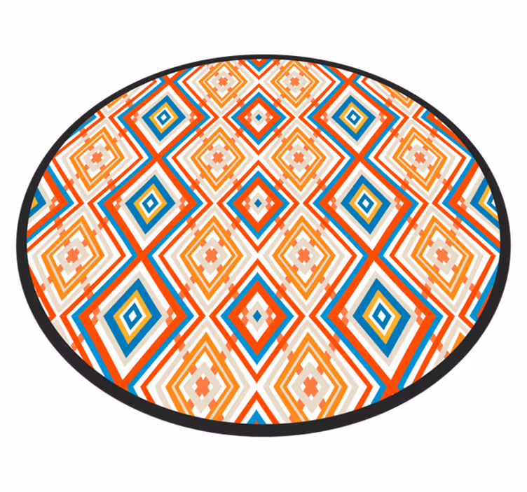 Livfullt element Vinylmatta geometrisk - Tenstickers