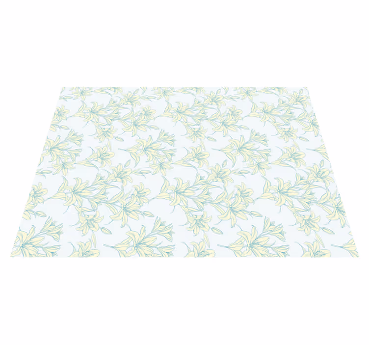 Andra vinylmattor mjuk blomsterdesign - Tenstickers