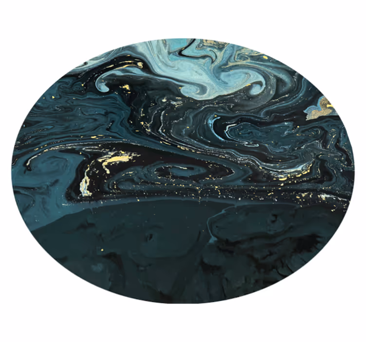 Virvlande marmor vinylmatta i marmor - Tenstickers