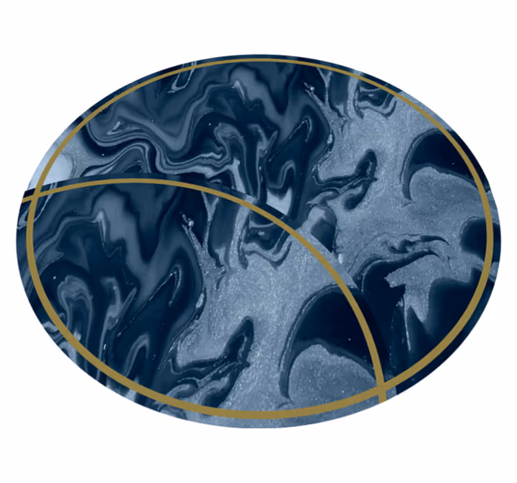 Abstrakt marmorerat cirkulärt mönster vinylmatta textur - Tenstickers