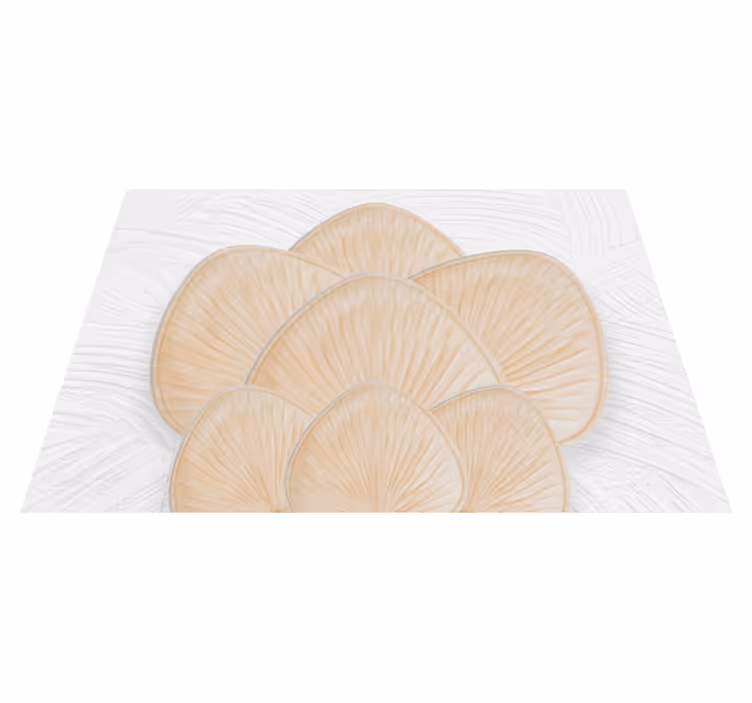 Texturerad neutral kronblad form vinylmatta textur - Tenstickers