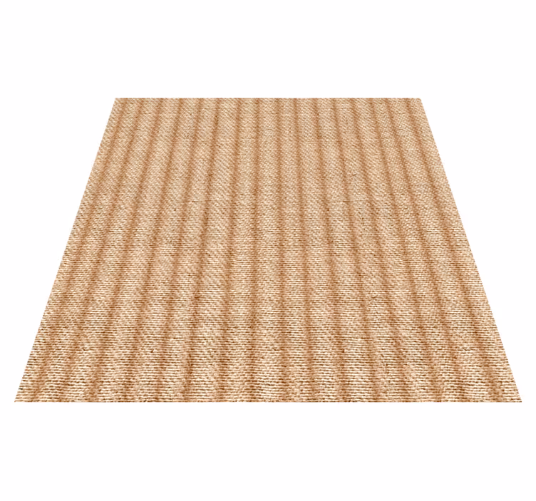 Jute textur vinyl matta - Tenstickers