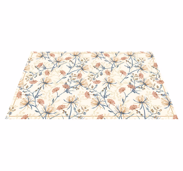 Blommor chinoiserie stil rosor matta - Tenstickers