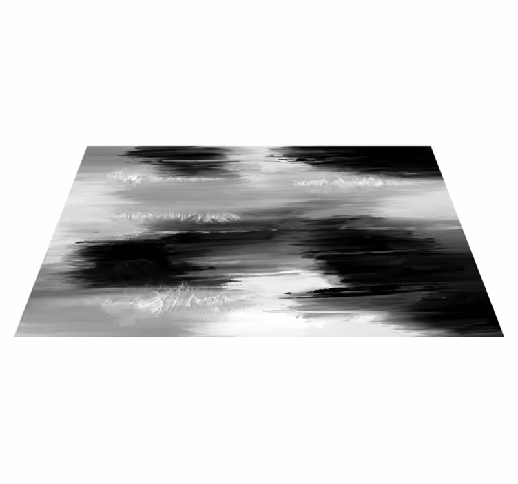 abstrakt målning Vinylmatta studera - Tenstickers