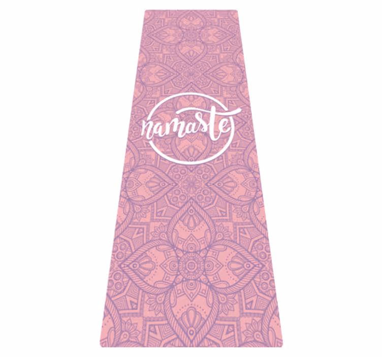 Namaste yoga Vinylmattor med fraser - Tenstickers
