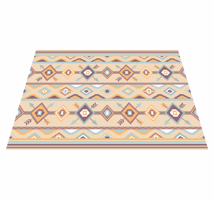 Etnisk berber Vinylmatta beige - Tenstickers