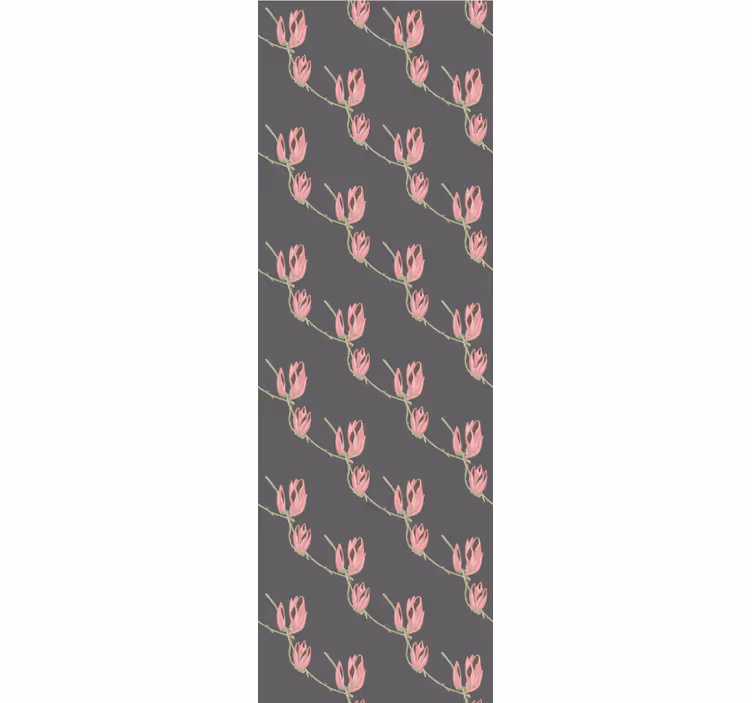 Stilig blommig design Tapet blommor - Tenstickers