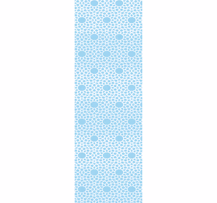 Tapet blommig med blommig cirkelmönster - Tenstickers
