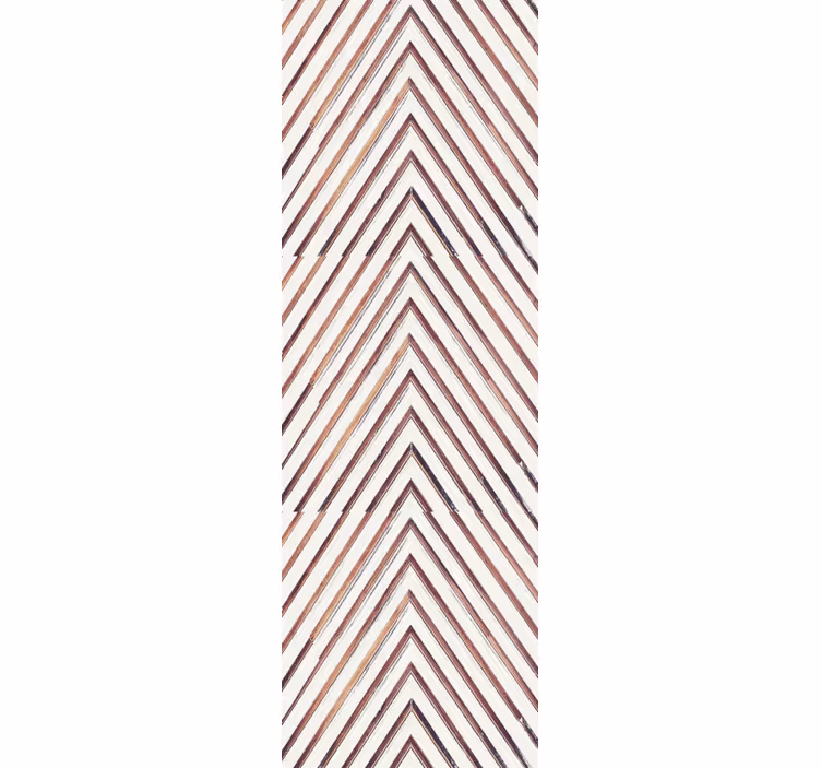 Chevron linjemönster tapet geometriska former - Tenstickers
