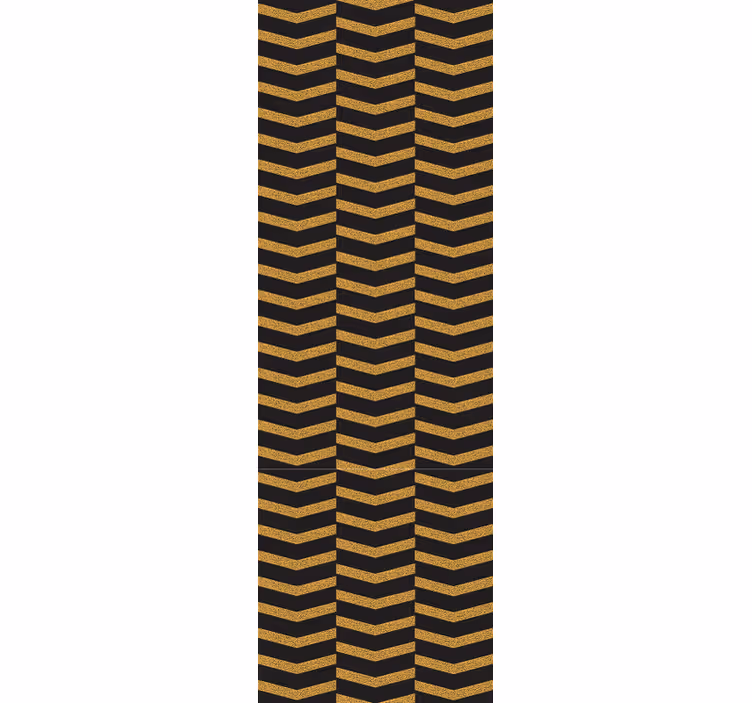 Chevron randdesign tapet geometriska former - Tenstickers