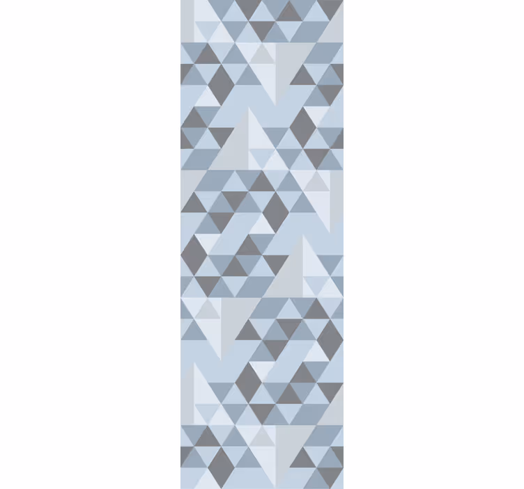 Geometrisk gradient Tapet trianglar - Tenstickers