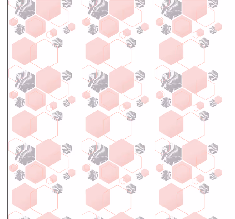 Honeycomb mönster design tapet geometriska former - Tenstickers