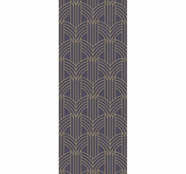 Art déco-stil fondtapet vardagsrum - Tenstickers