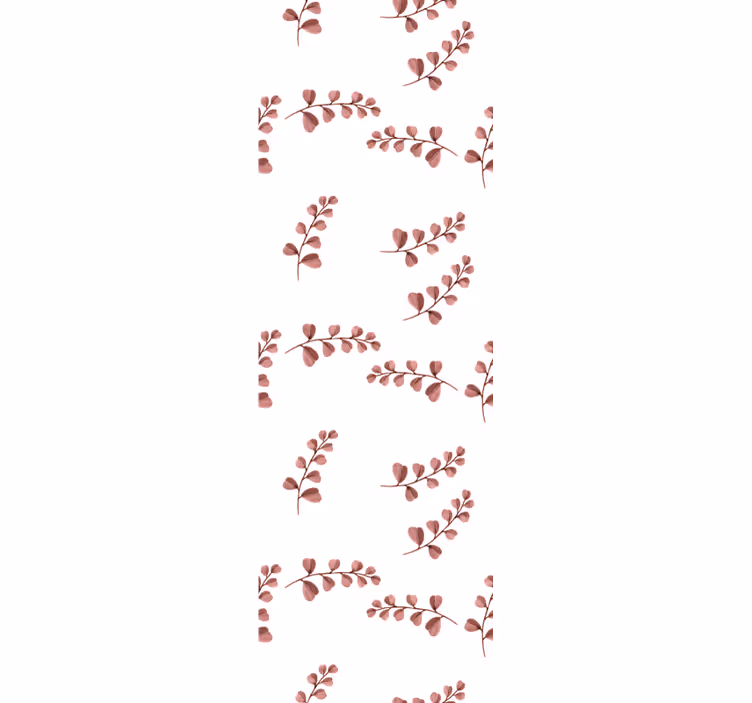 Delikat vit vinstock Tapet blommig - Tenstickers
