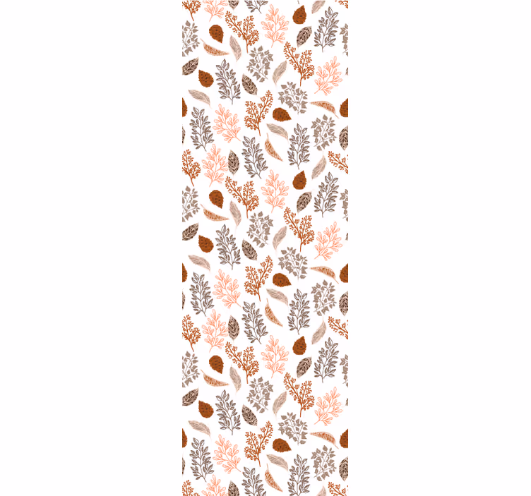 Höstens botaniska spridning Tapet blad - Tenstickers