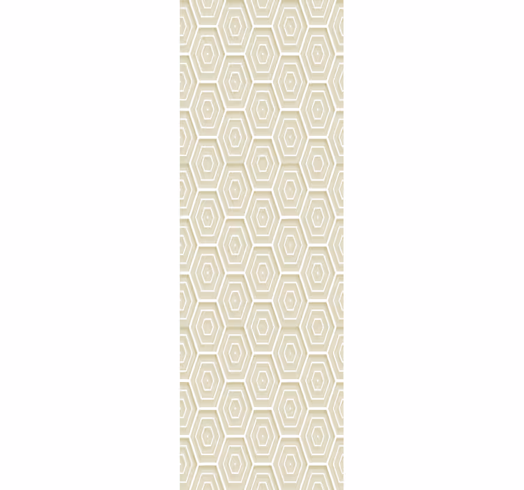Hexagonal struktur tapet geometriska former - Tenstickers