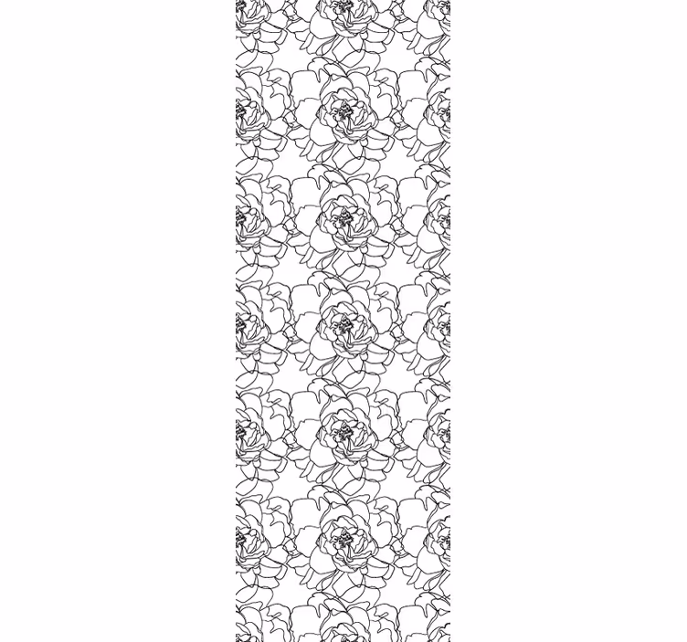 Elegant blomma Tapet blommig - Tenstickers