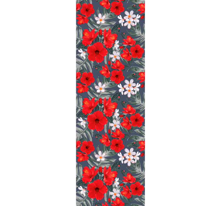 Livlig blommig display Tapet blommor - Tenstickers