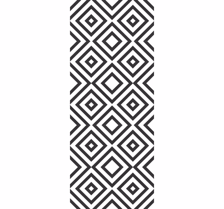 Tapet geometriska former diamantformer arrangemang - Tenstickers