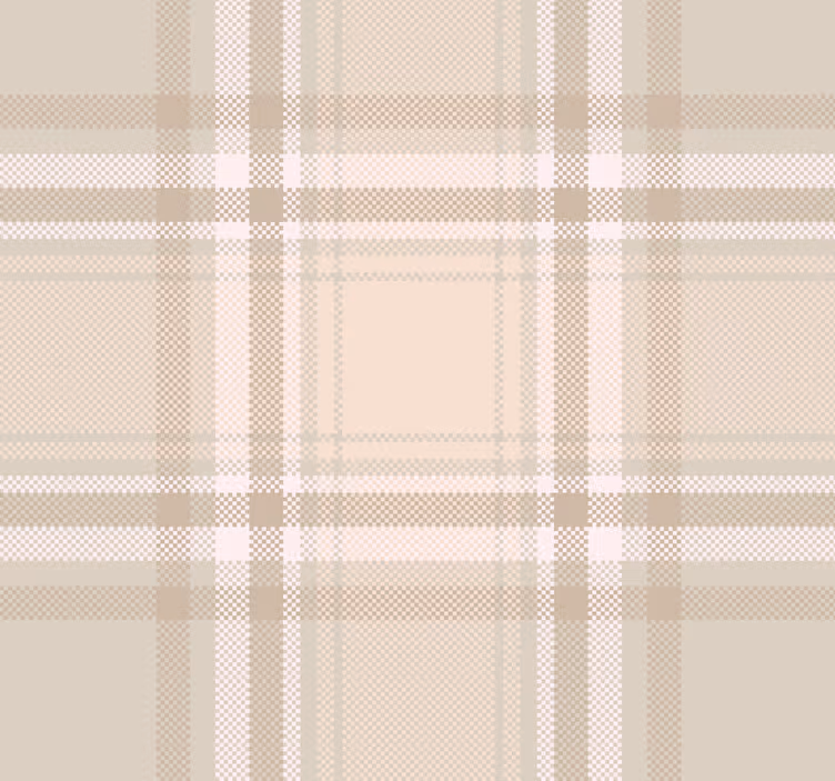 burberry mönster fondtapet vardagsrum - Tenstickers