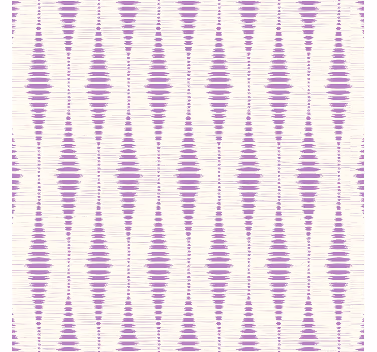 Lila rabaul ikat geometriska tapeter - Tenstickers