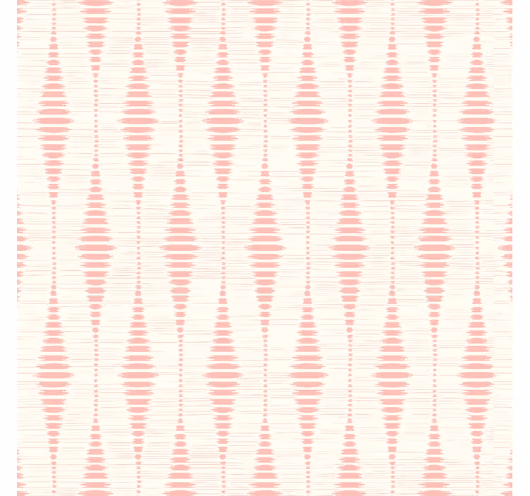 Pastellrosa rabaul ikat geometriska tapeter - Tenstickers