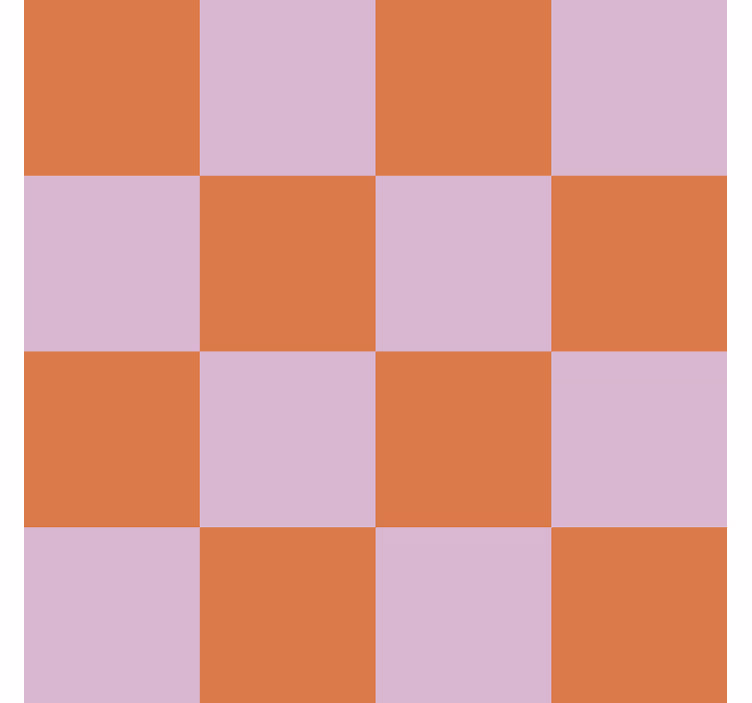 Motiv med orange nyanser Tapet plattor - Tenstickers