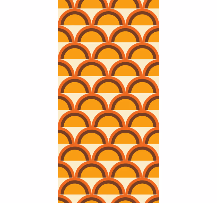 Retrobågar i solnedgången från 1970-talet Tapet andra vintage - Tenstickers