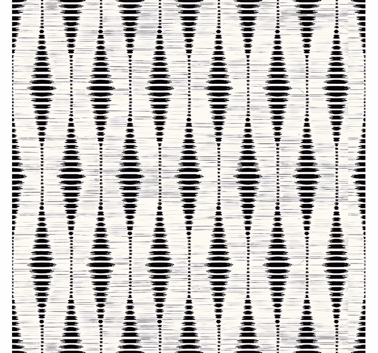 Geometriska tapeter black rabaul ikat - Tenstickers