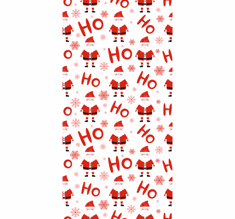 Tapet jul tomten hohoho - Tenstickers