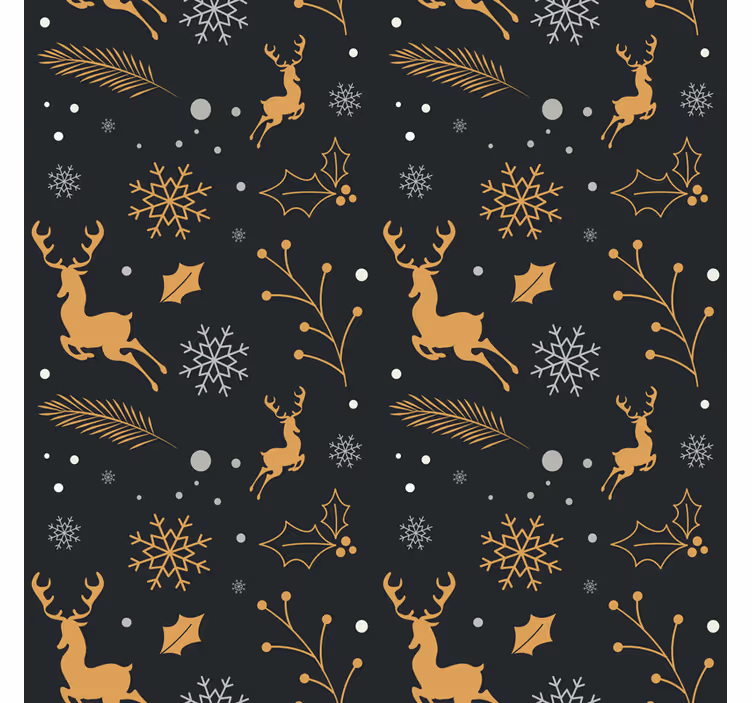 Tapet jul god jul komposition - Tenstickers