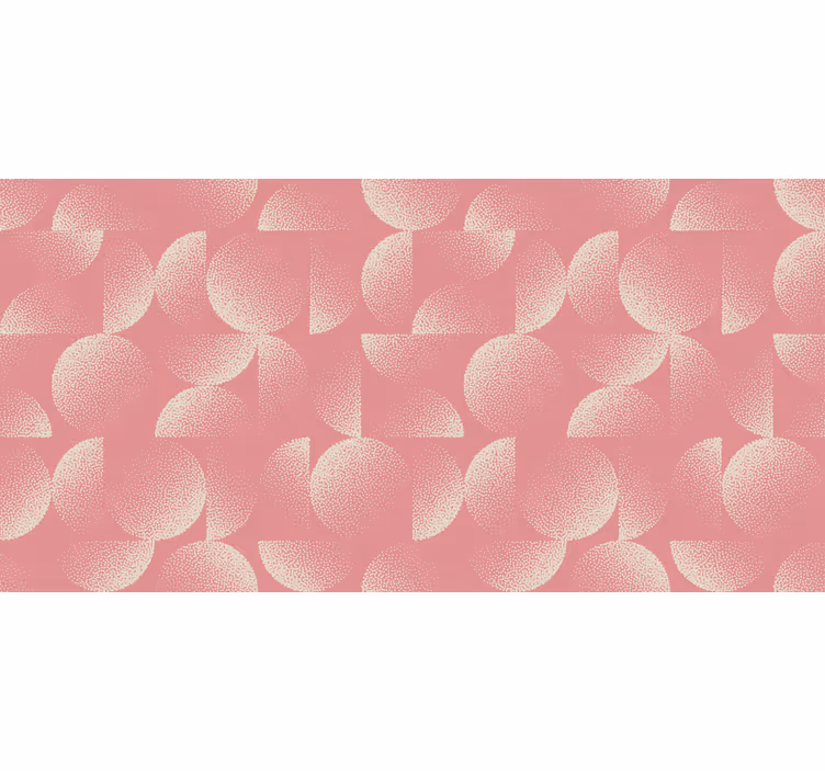 Tapet sovrum pastell halvcirklar - Tenstickers