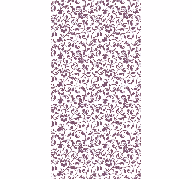 Fondtapet vardagsrum ornamentas leaf paisley - Tenstickers