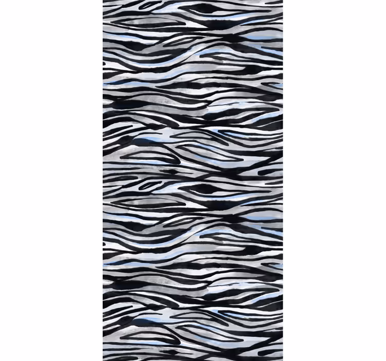 Tapet prydnadsföremål zebra mönster dekoration - Tenstickers