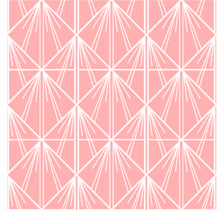 Tapet prydnadsföremål geometrisk arrangemang koncept - Tenstickers