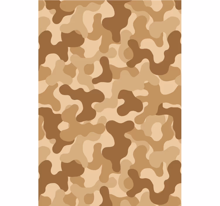 Tapet prydnadsföremål abstract camo mönster - Tenstickers