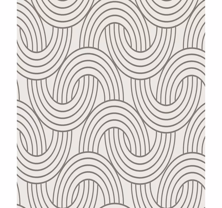 Fondtapet vardagsrum art deco illusion mönster - Tenstickers