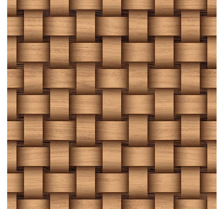 Tapet texturer och mönster wood sammanflätas - Tenstickers