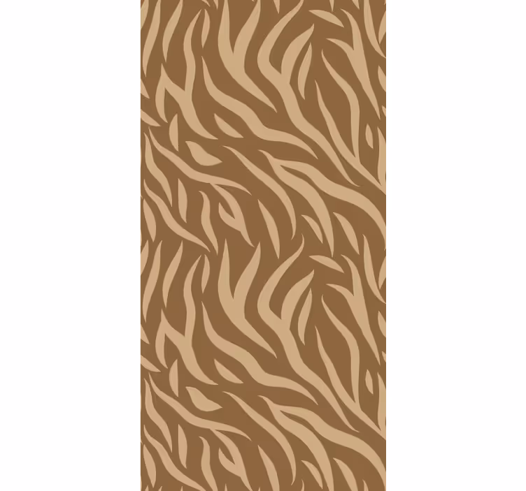 Tapet texturer och mönster brun och beige tigerhud - Tenstickers
