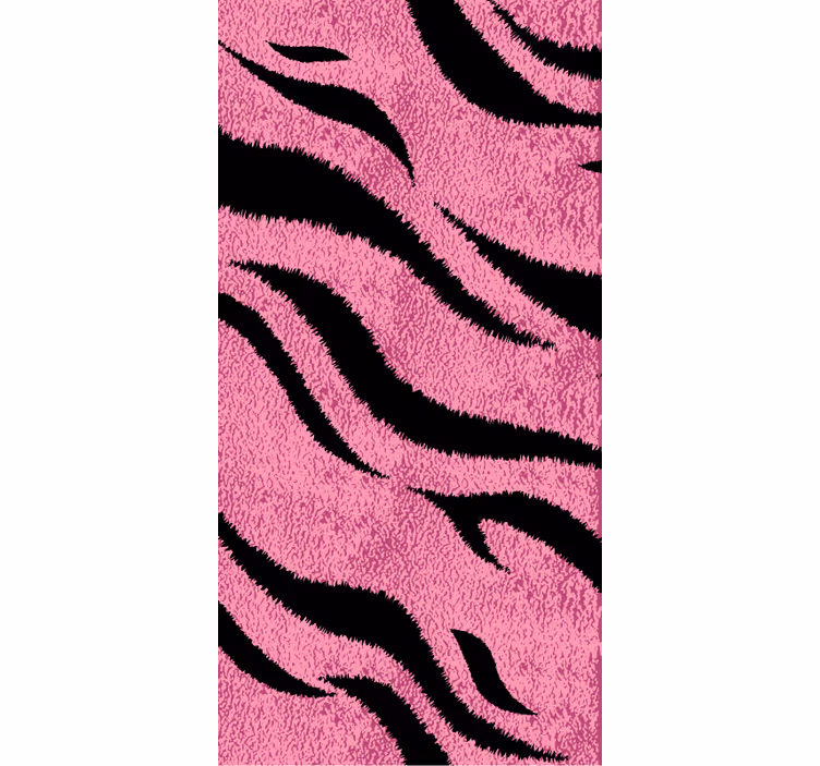 Dyr tapet rosa tigermönster - Tenstickers