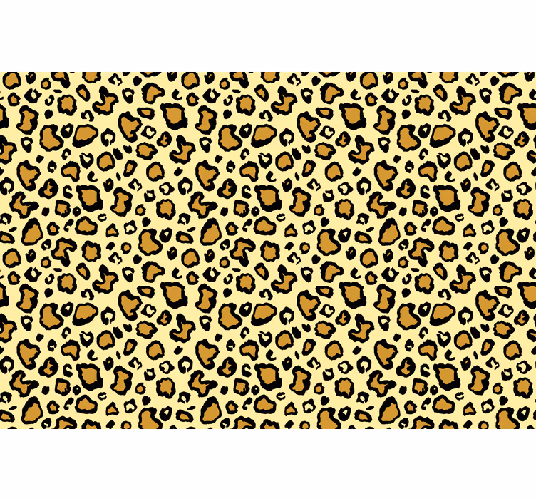 Dyr tapet med gult leopardmönster - Tenstickers