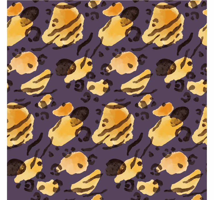 Dyr tapet aquarella tigermönster - Tenstickers