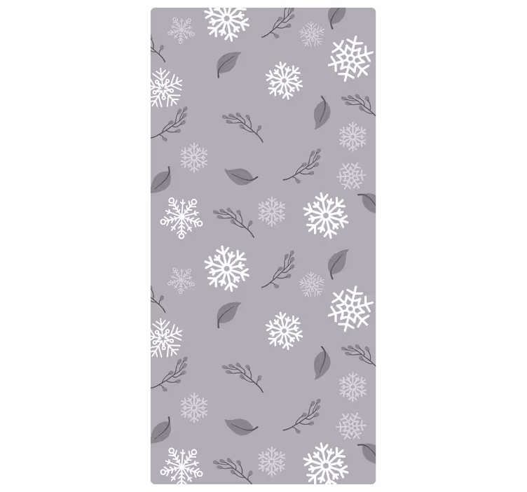 Tapet jul säsongens snöflingemotiv - Tenstickers