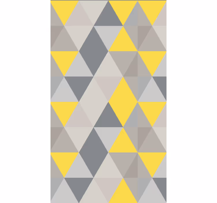Tapet kontor pantone trianglar - Tenstickers