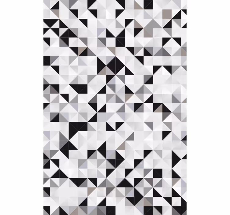 Tapet kontor grå trianglar mosaik - Tenstickers
